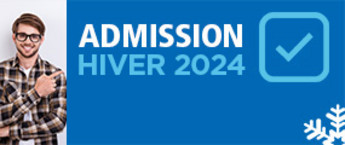 Admission Hiver 2024 - Il est encore temps!